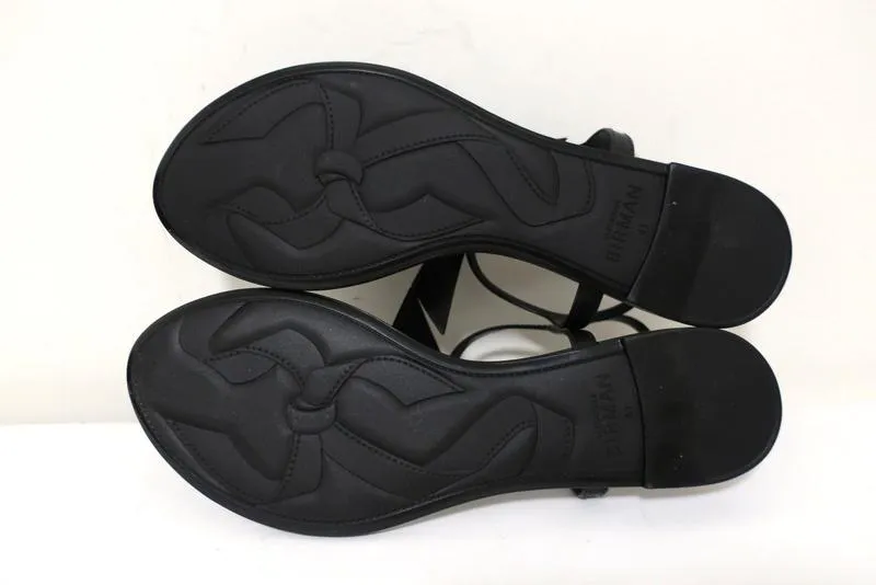 Alexandre Birman Clarita Jelly Bow Sandals Black Size 41 T-Strap Flats NEW