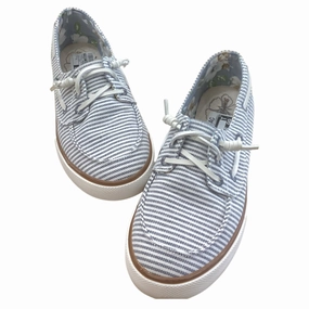 Tailored arch Shoes Sneakers By Tommy Bahama In Striped Pattern, Size:8