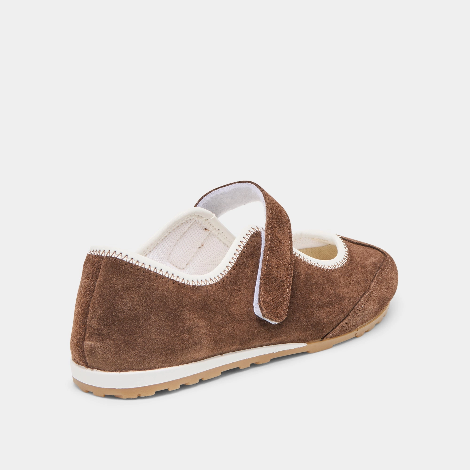 Smooth Surface Light Step SOFYA SNEAKERS DK BROWN SUEDE