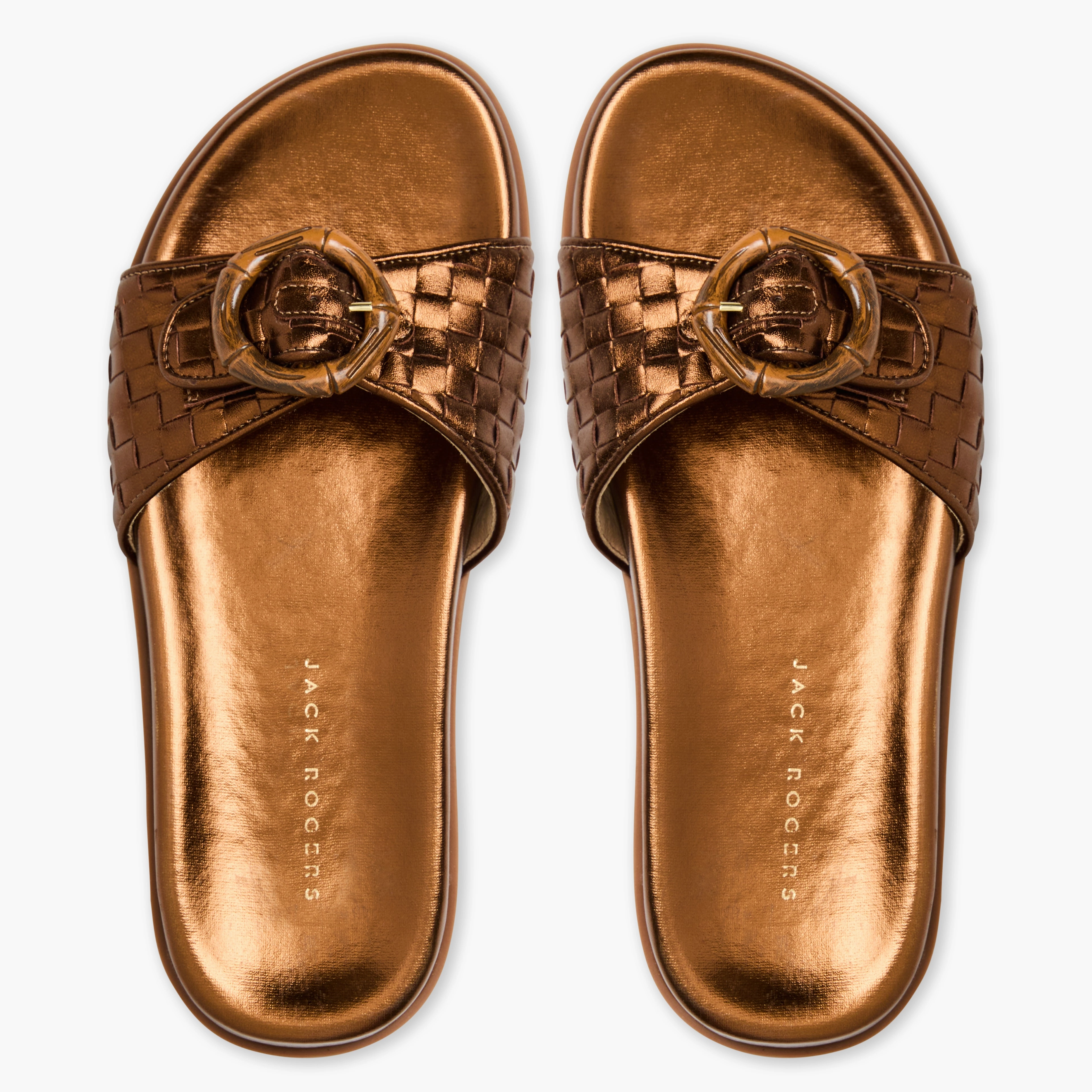Essex Leather Comfort Slide Flexible Groove Technology