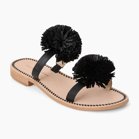 Stay Breezy Daffodil Raffia Flat Sandal