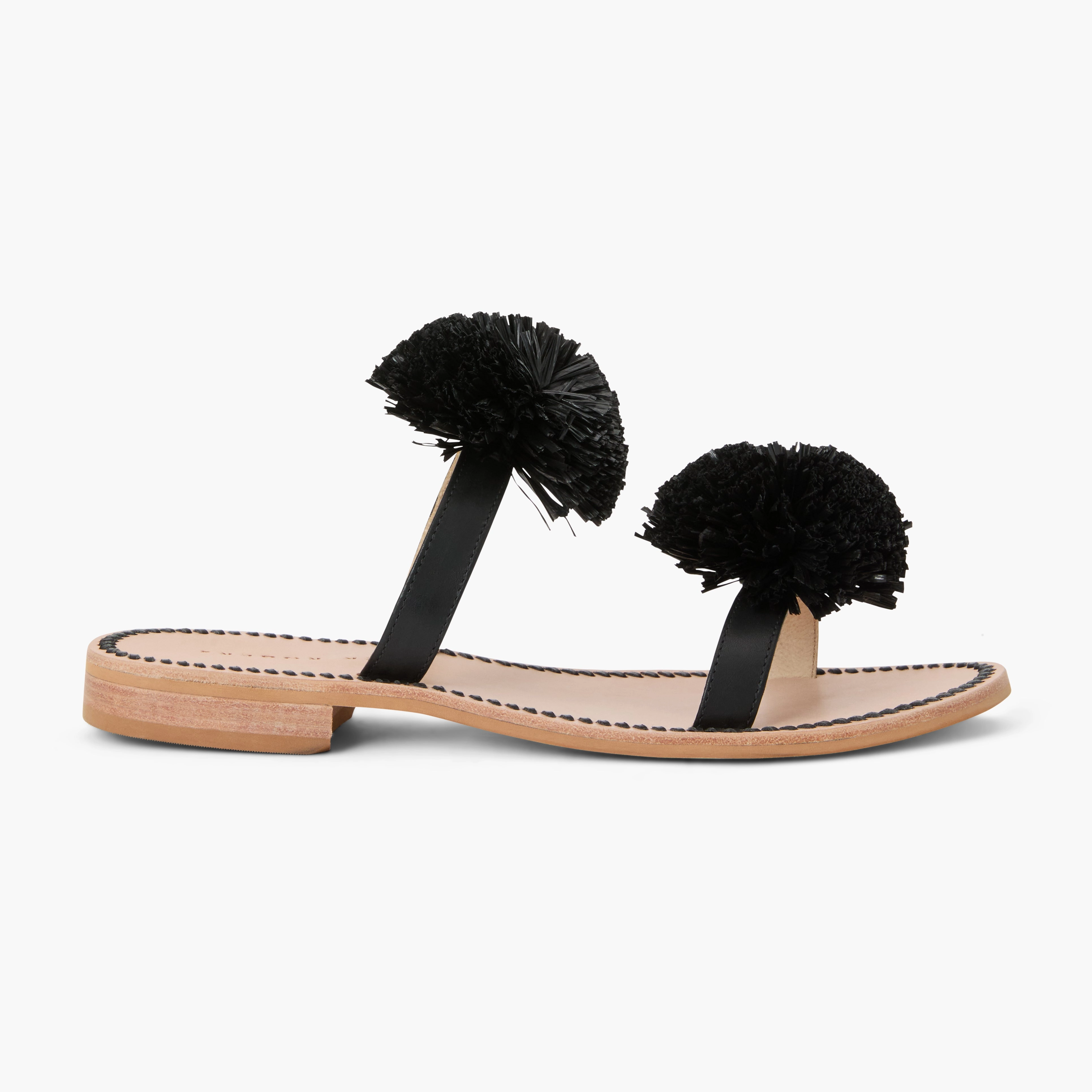 Daffodil Raffia Flat Sandal Comfortable And Lightweight
