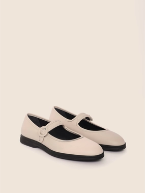 Scent Glow Comfortable Soles Orcia Cream Ballerina