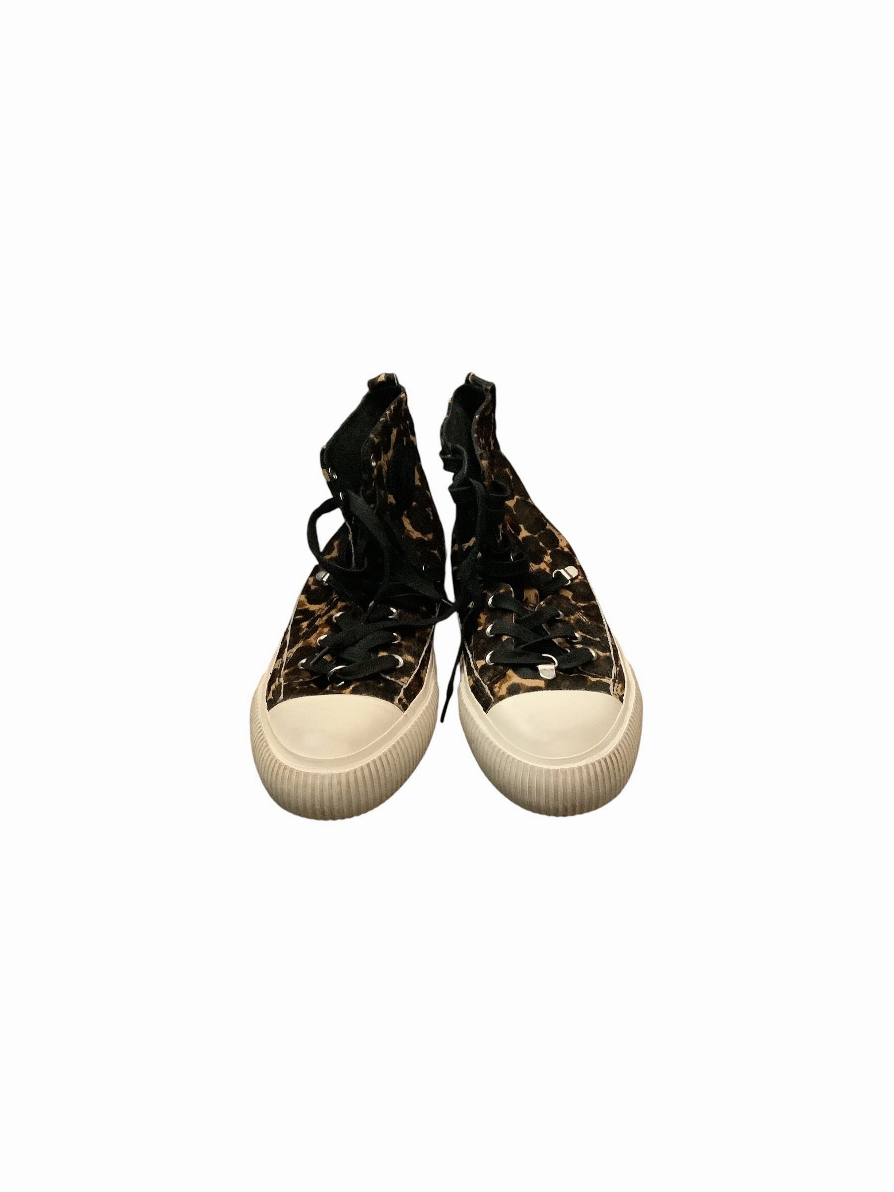 Neutral Footbed Design Shoes Sneakers By All Saints In Animal Print, Size: 9