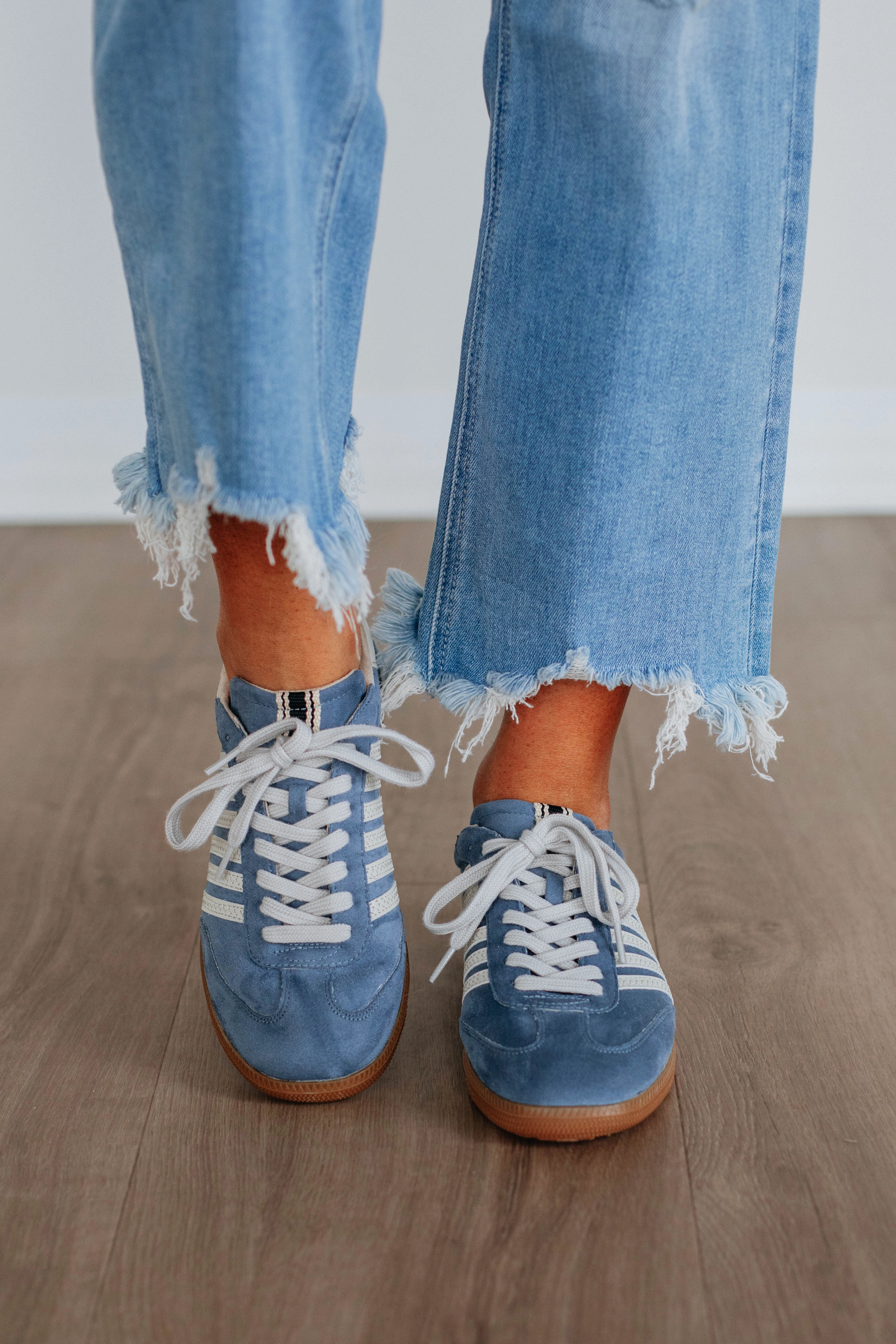 Summer cool Linen Air Always A Trendsetter Sneakers - Dusty Blue
