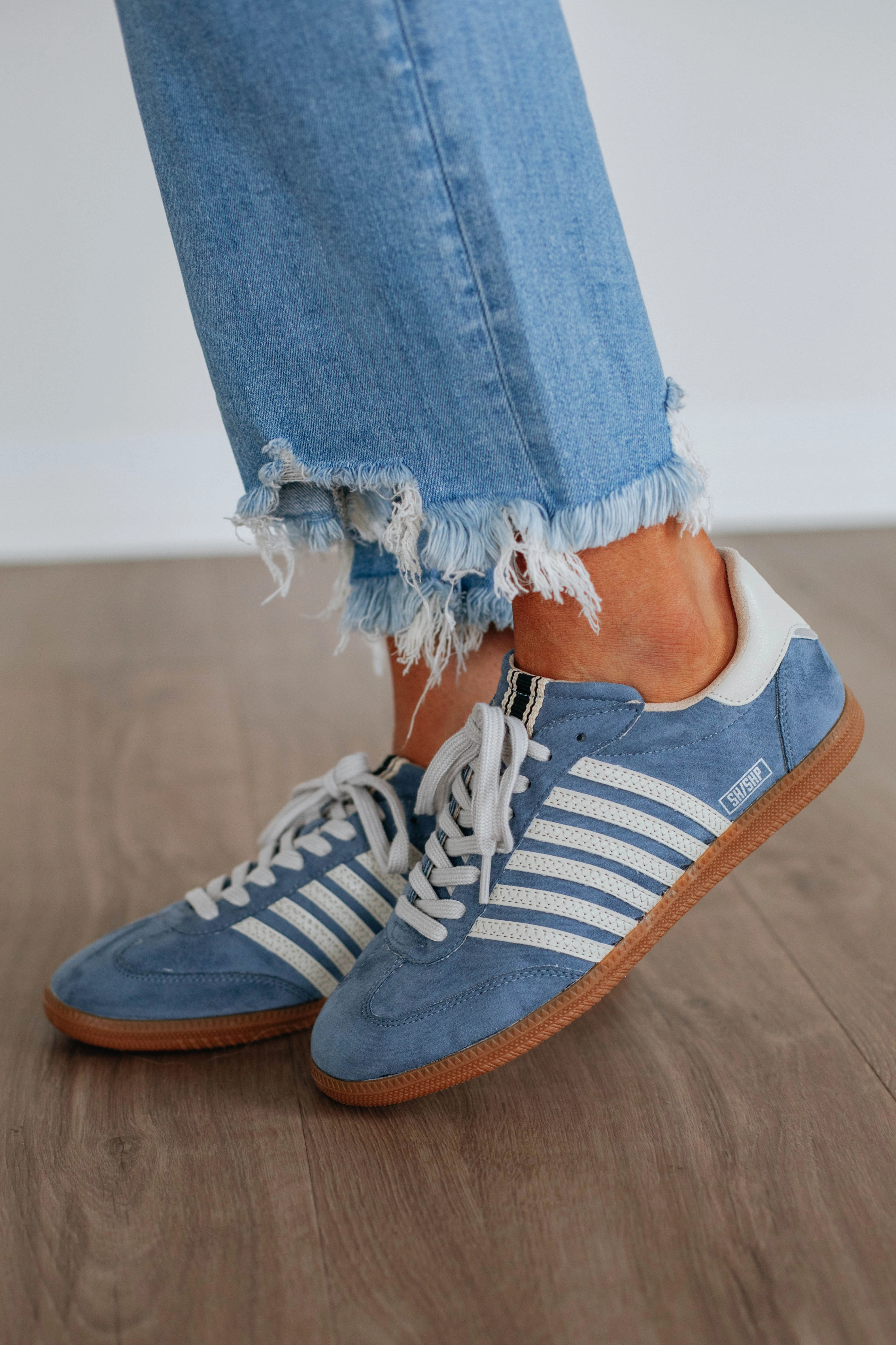 Comfort Walk Always A Trendsetter Sneakers - Dusty Blue
