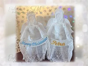 Angel mini 3D lace /4x4 hoop