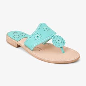 Jacks Leather Flat Sandal footbed cushioning Minimal Feel