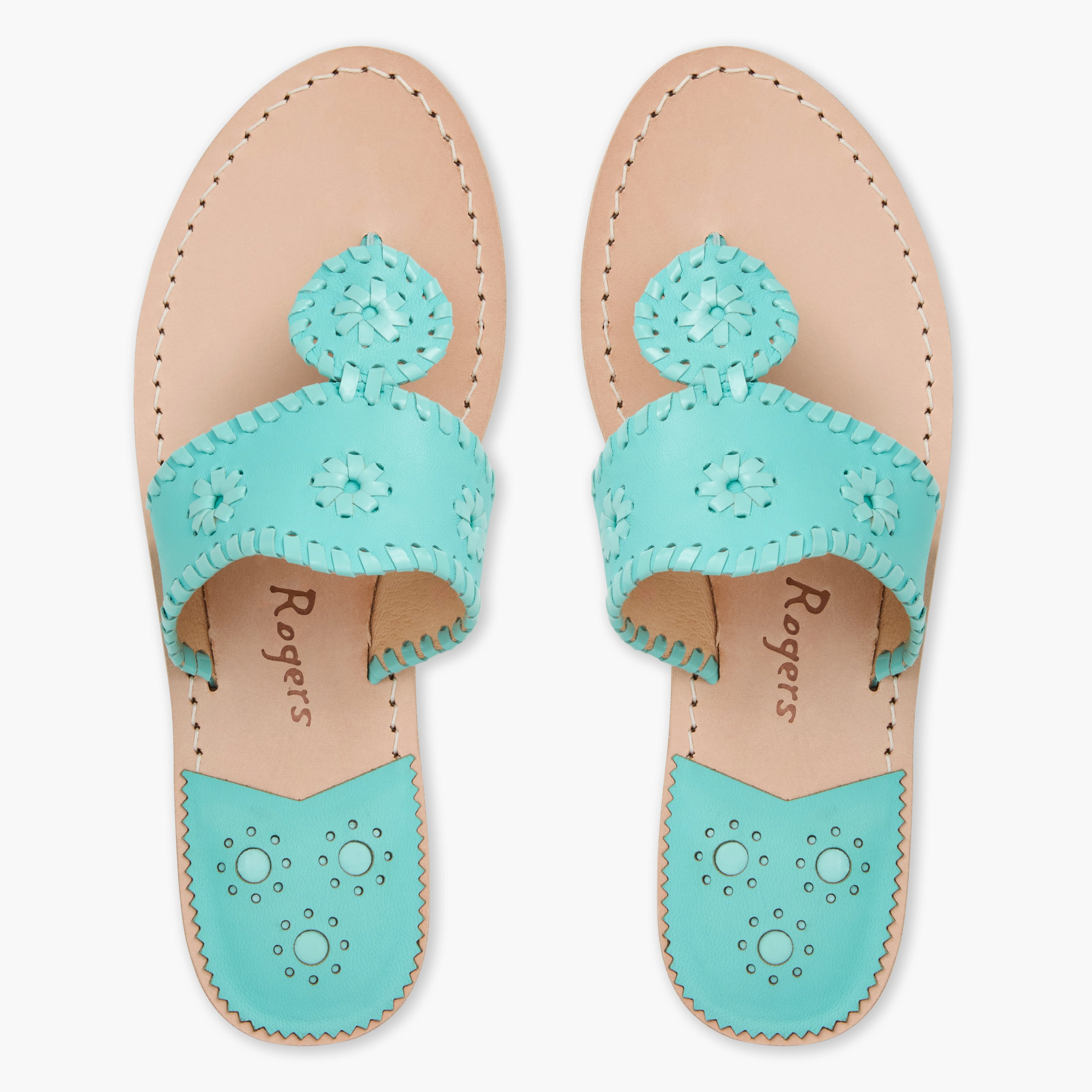 Light Activity Everyday Jacks Leather Flat Sandal