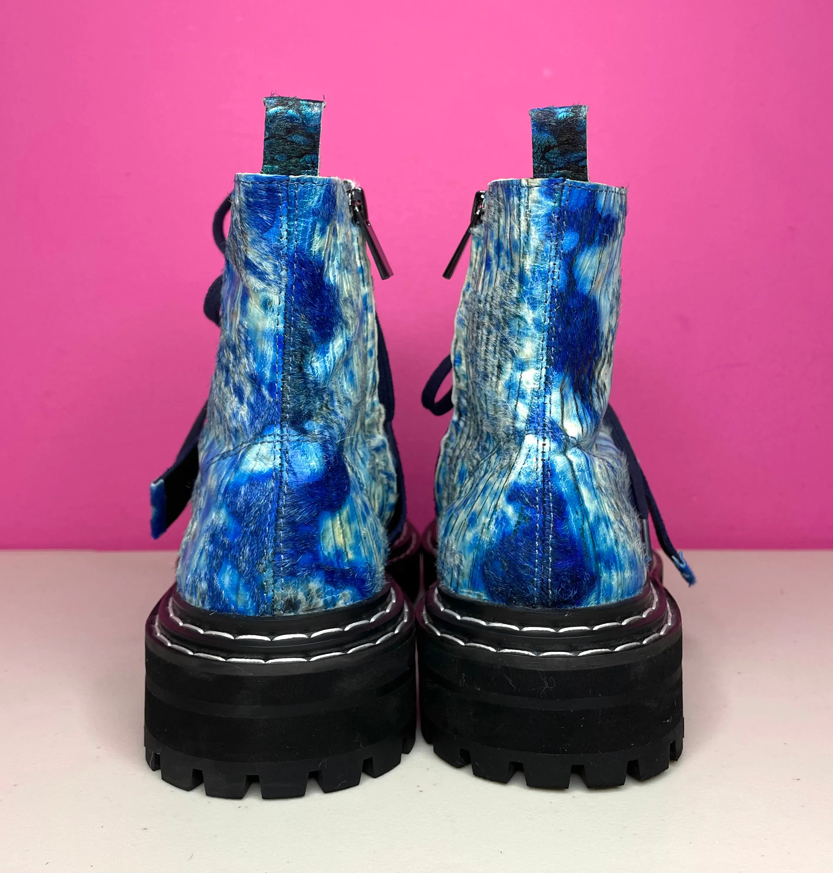 ANTHROPOLOGIE CECELIA NY HAYDEN LUG BOOT - 7