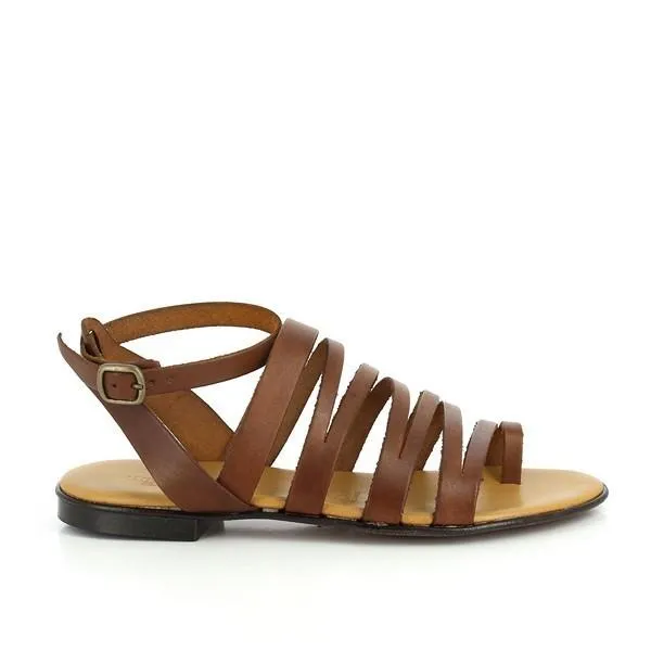 Antichi Romani 802 Cuio Tan Slingback Sandals