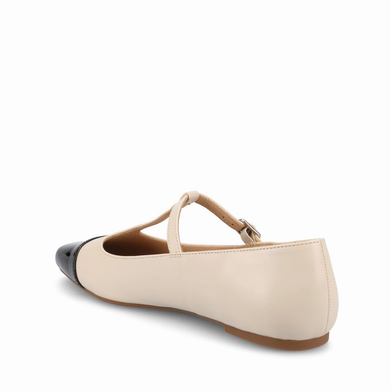 Any Day THEAH T-STRAP BALLET FLATS Heel Guard Look Good