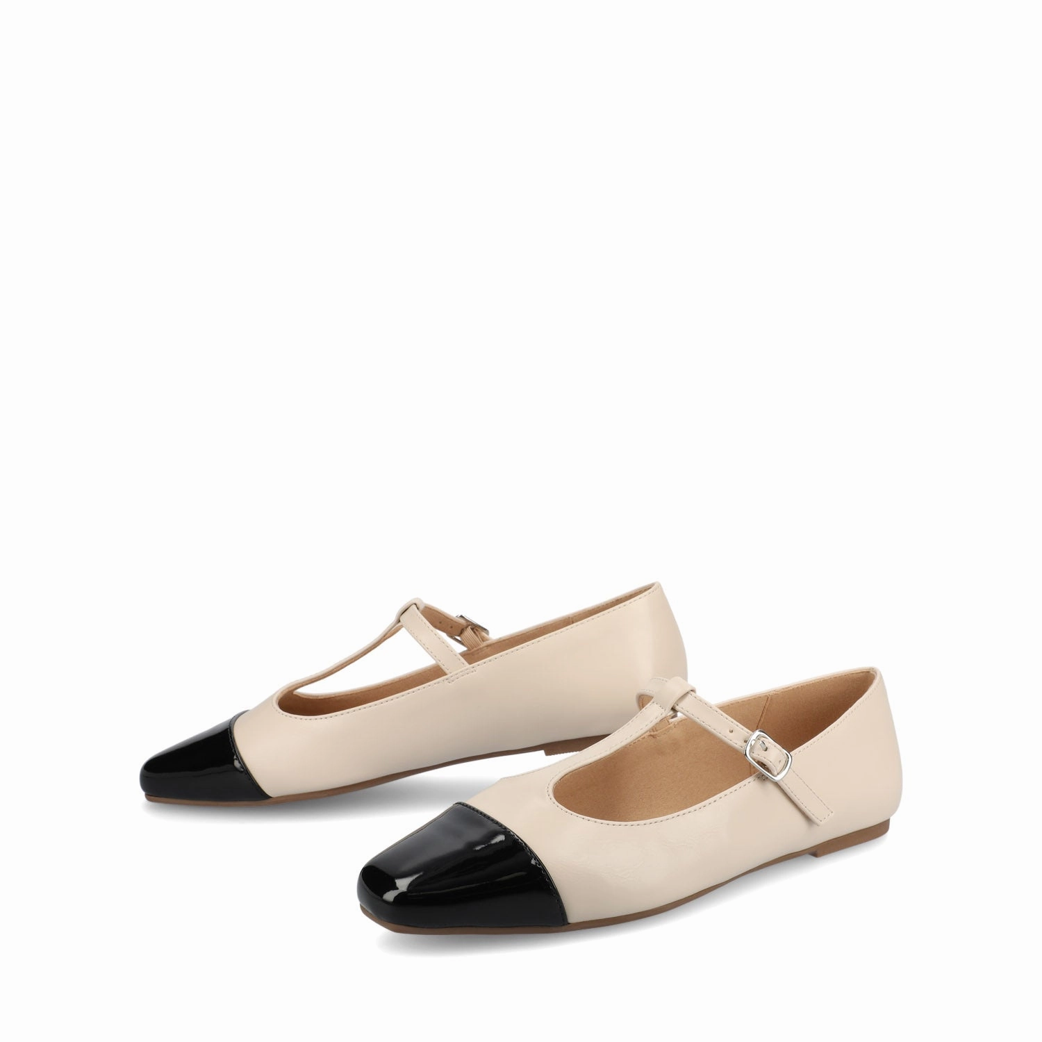 Any Day THEAH T-STRAP BALLET FLATS Soft Comfort Fit