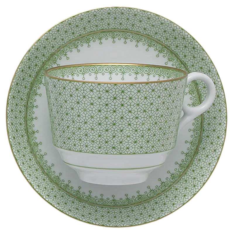 Apple Lace Tea Cup & Saucer