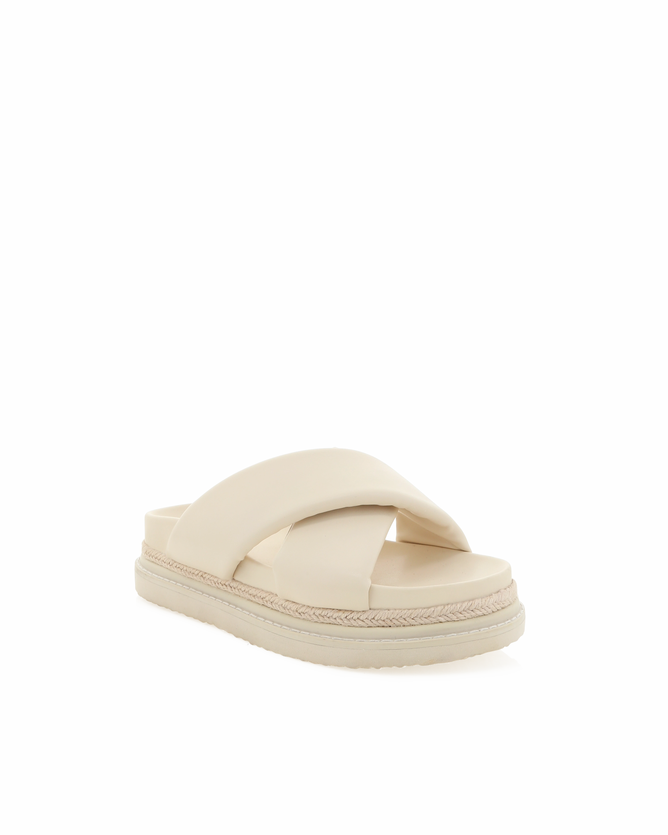 ARABEL WIDE FIT - BONE Comfort All-Day Closed Cell Foam