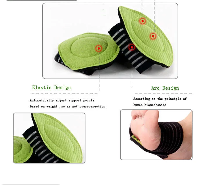 Arch Support Insoles Flat Feet Correction Orthopedic Insoles Cushion Relieves Pain and Reduces