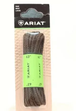 Ariat Brown wax Laces