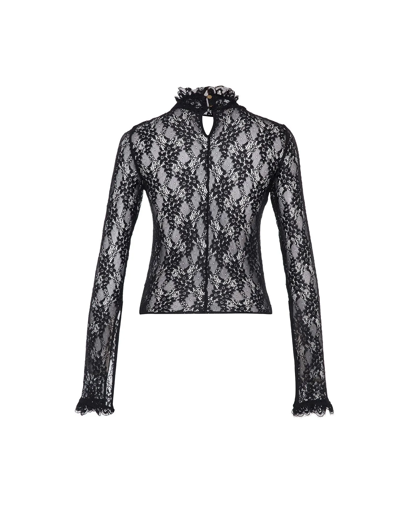 Artemis Lace Mockneck Top