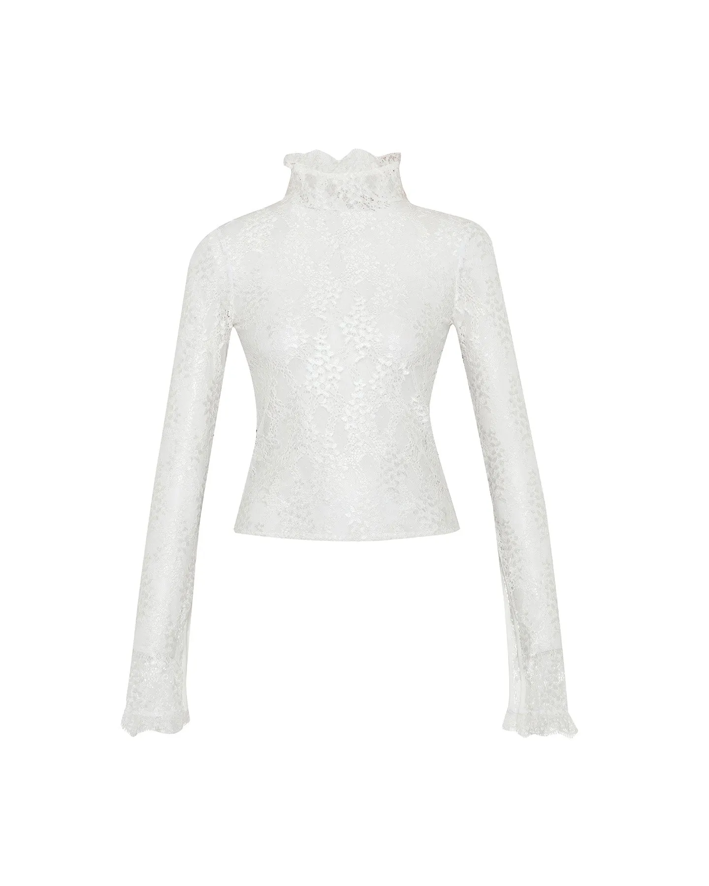 Artemis Lace Mockneck Top