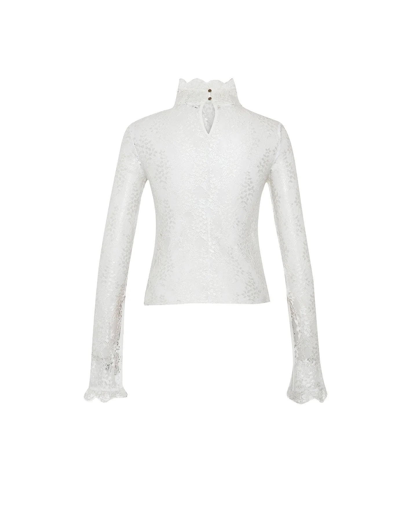 Artemis Lace Mockneck Top