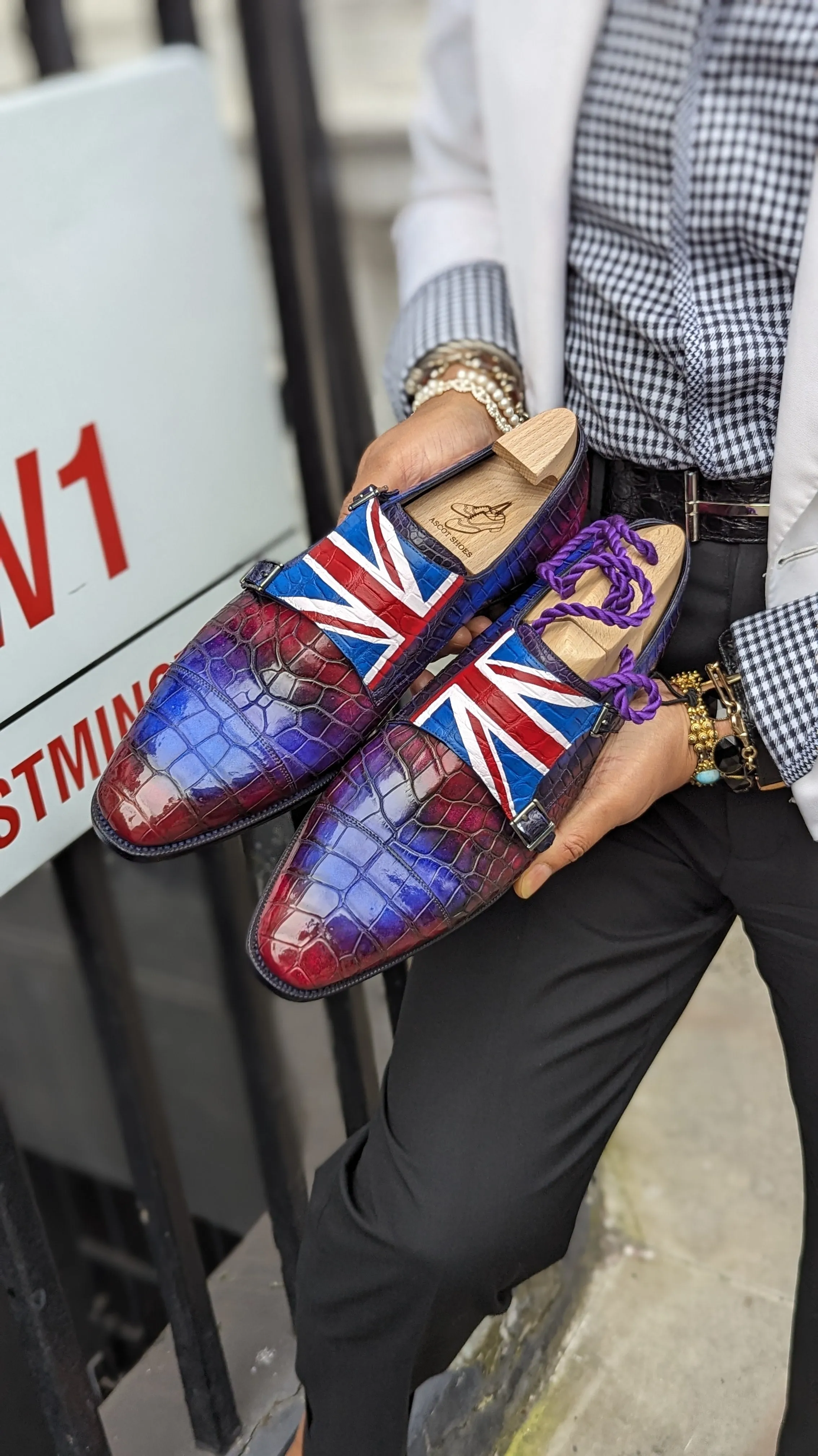Ascot Double Monk - Union Jack Patina