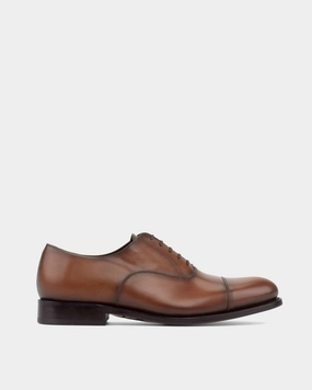Breathable Cover Contemporary Mood Ashford Cognac Cap Toe Oxford - 675
