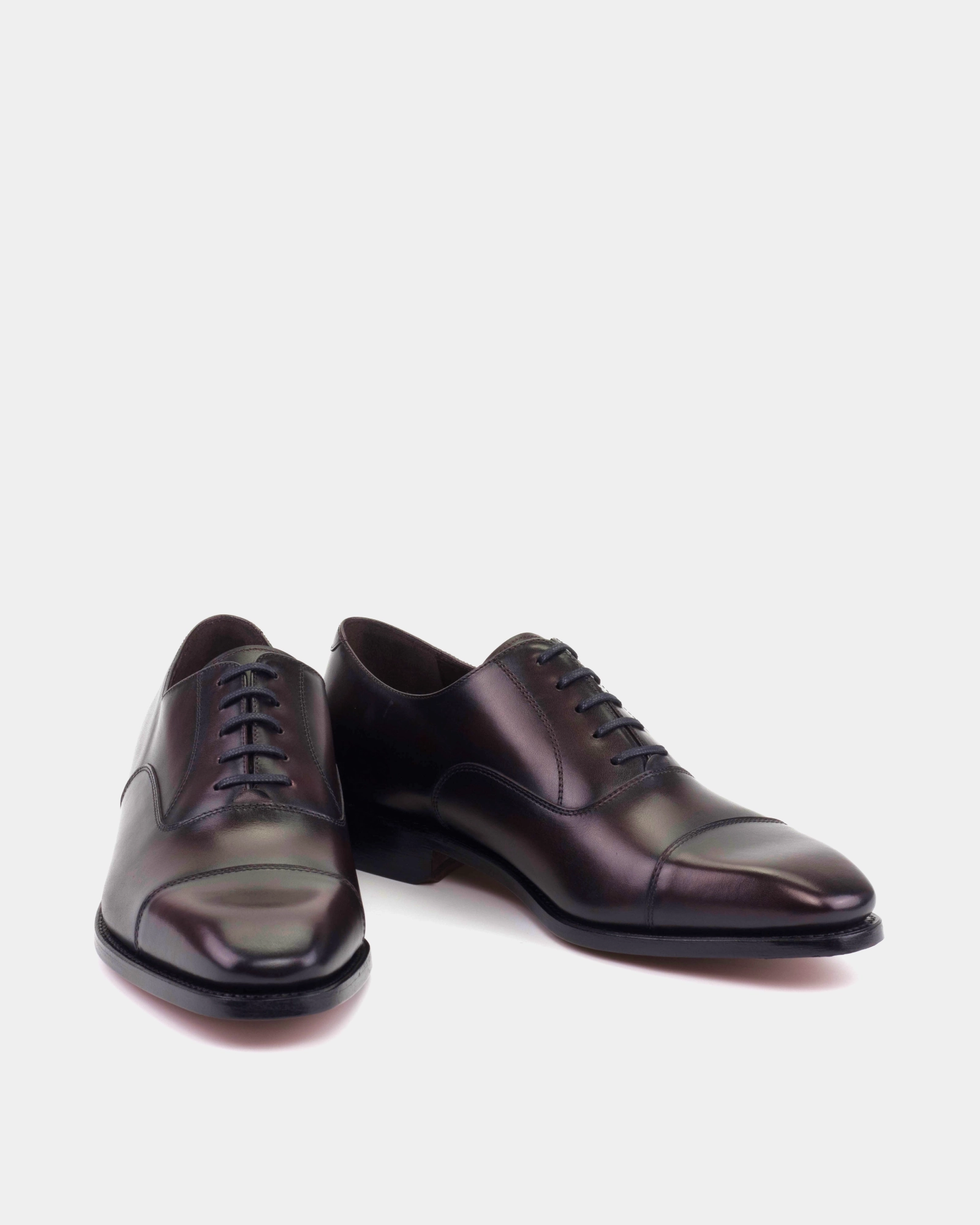 Open Desk Ashford Oxblood Cap Toe Oxford with Half-Rubber Soles - 722