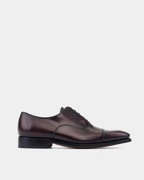 Ashford Oxblood Cap Toe Oxford with Half-Rubber Soles - 722 Versatile Uniform