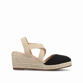 Step Friendly ASHLEE ESPADRILLE WEDGE SANDALS