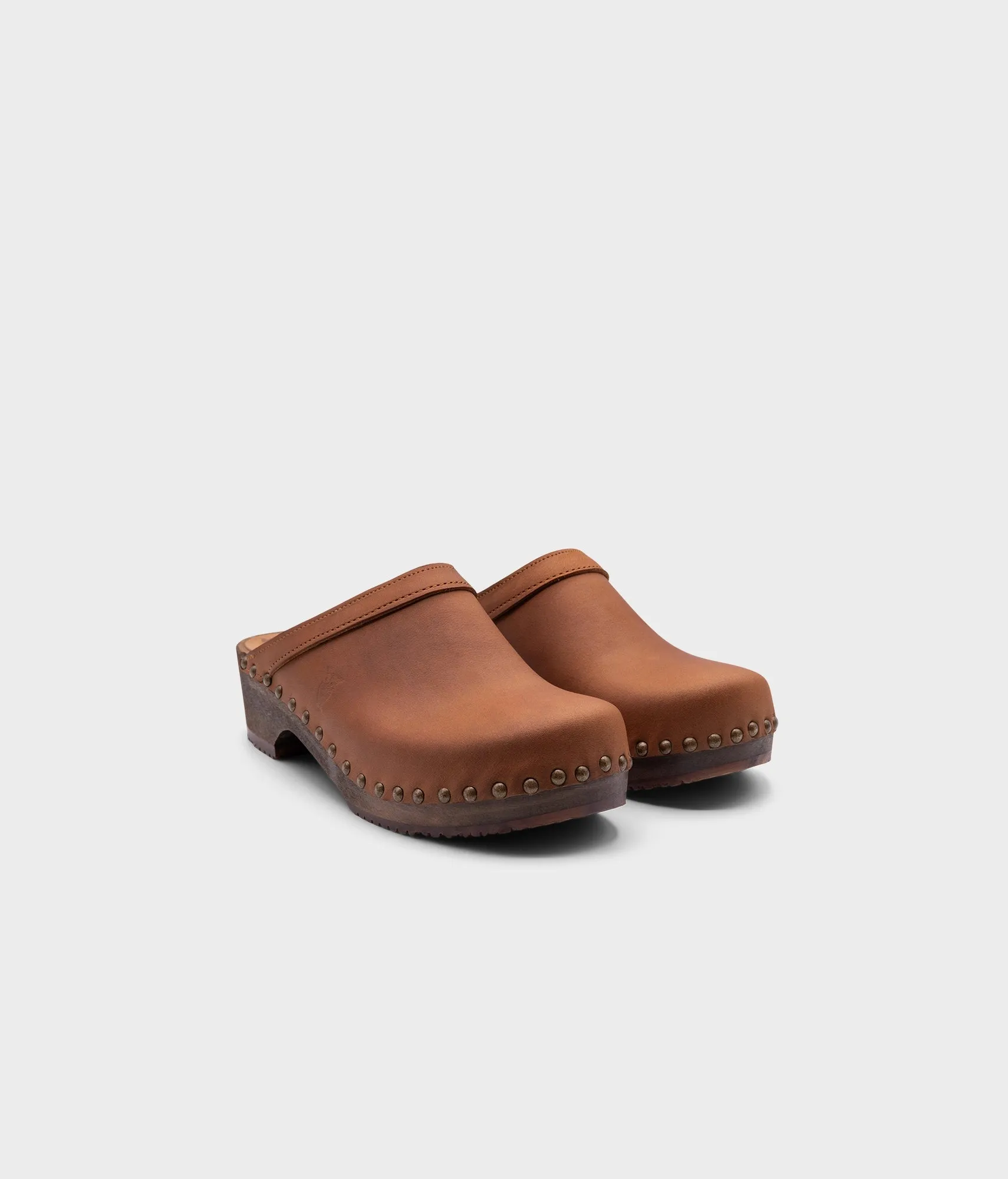 Athens studded clog mule