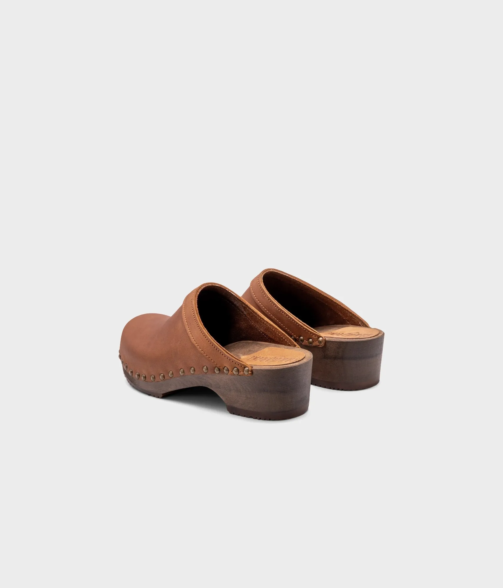 Athens studded clog mule
