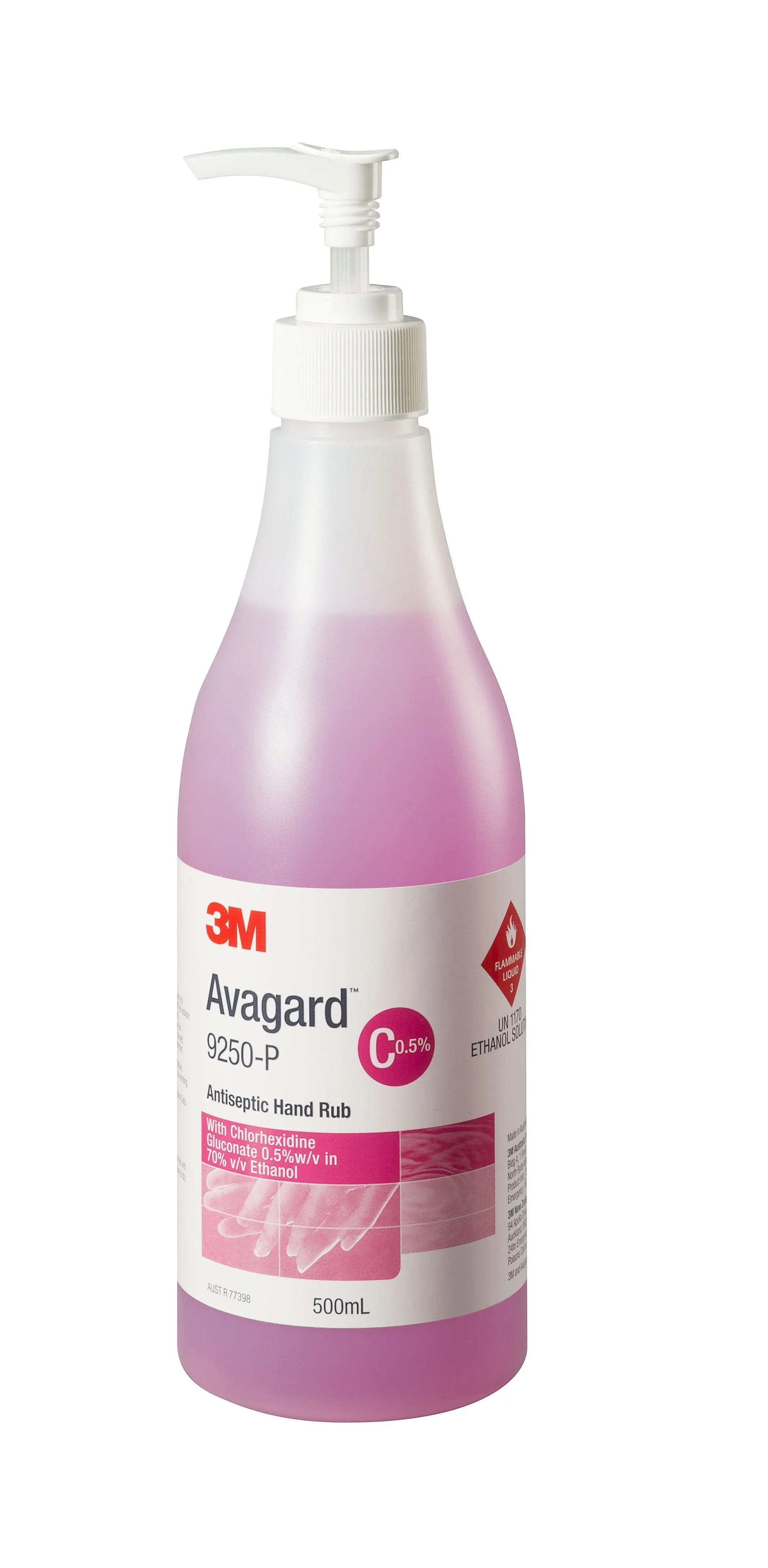 AVAGARD ANTISEPTIC HAND Sanitiser 500ML PUMP BOTTLE