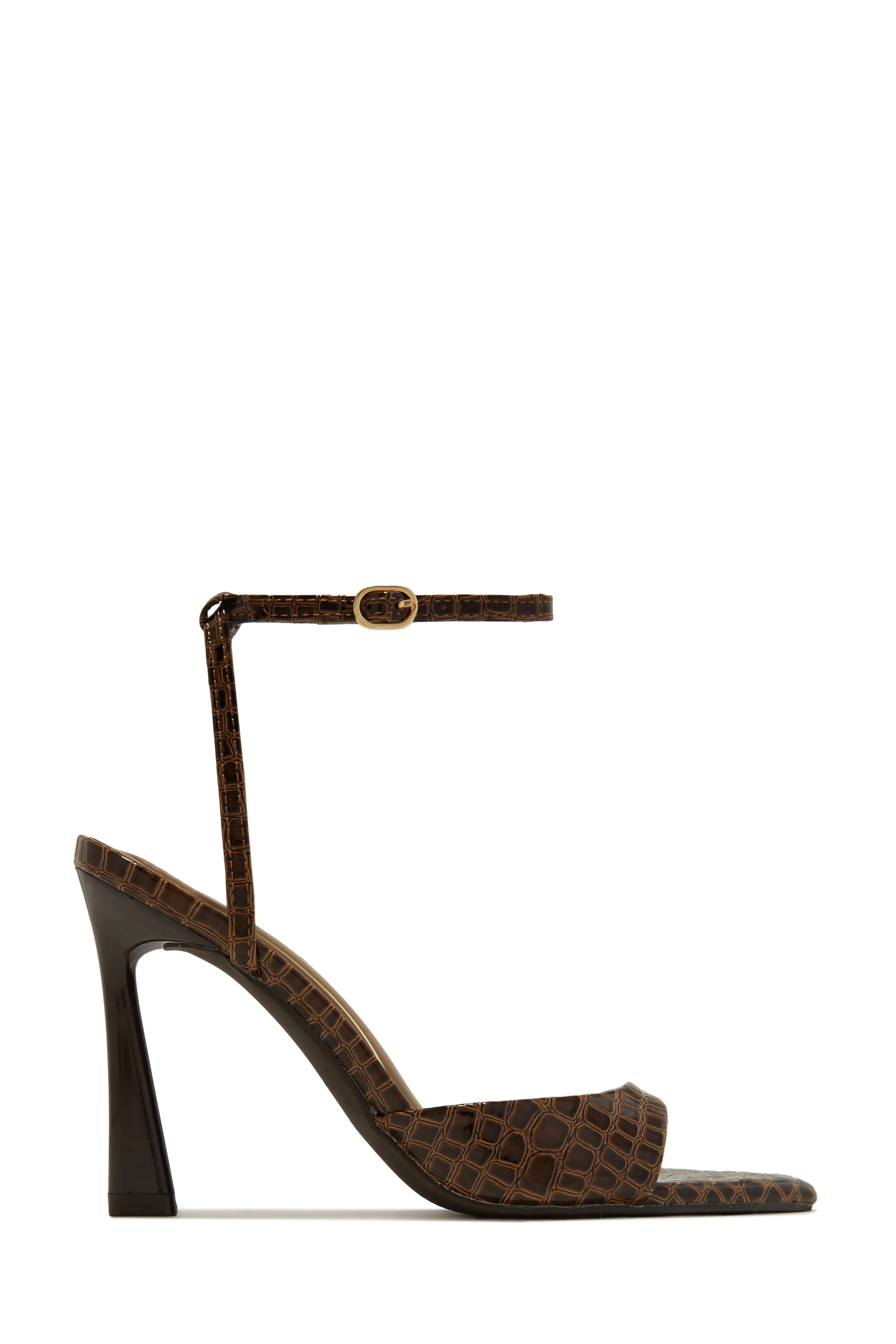 Azani Mary Jane Strap Heels - Brown