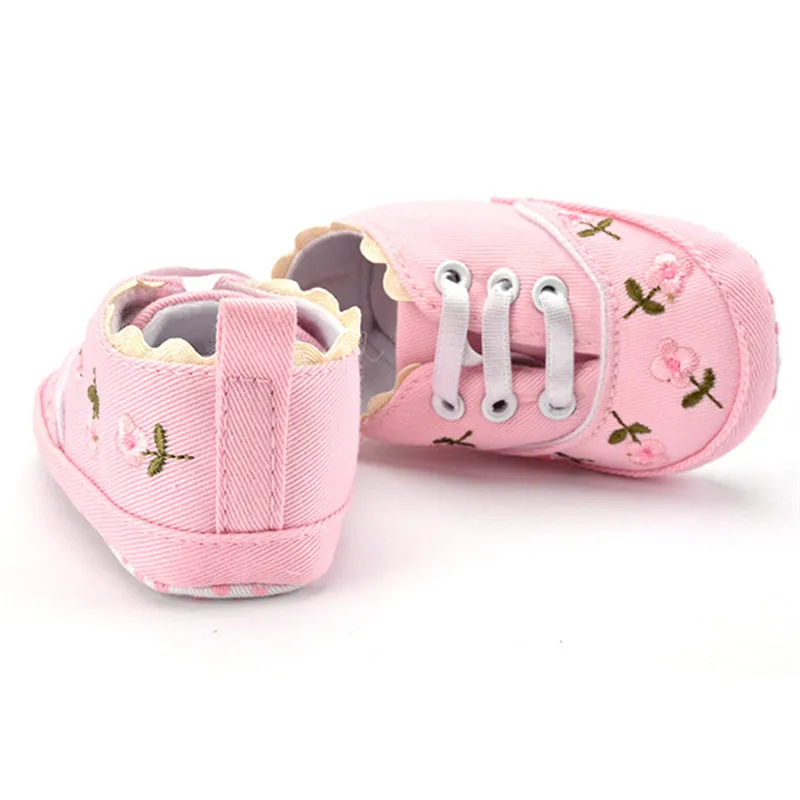 Baby Girl Shoes White Lace Prewalker Walking Toddler Kids Shoes