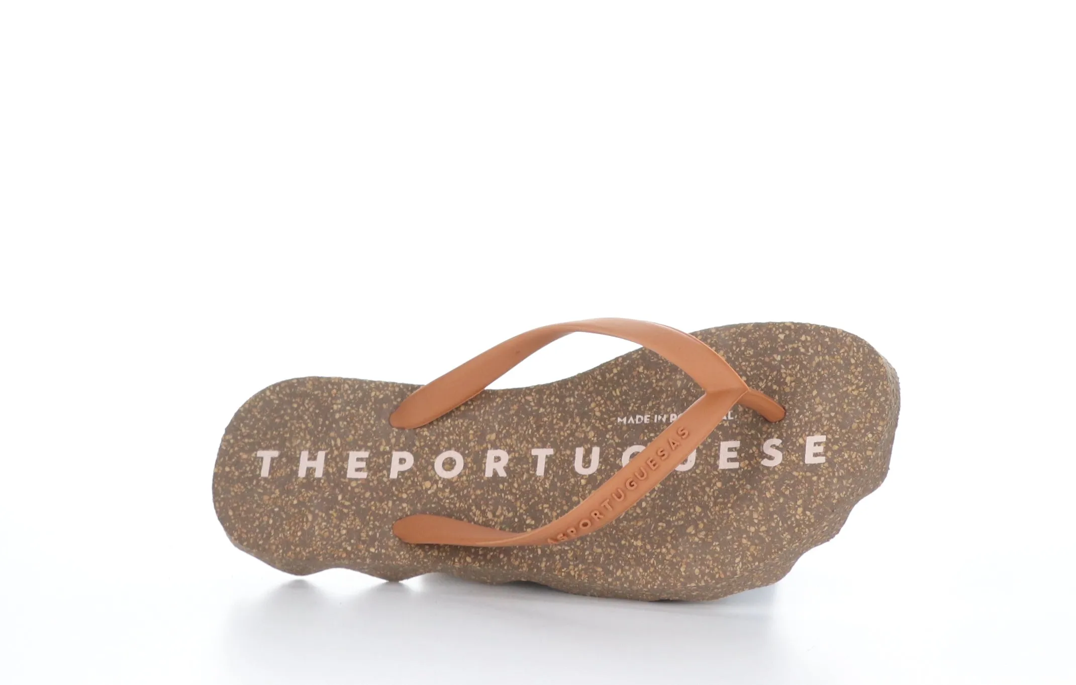 BASE_M Brown Rubber Strap Beach Flip-Flops