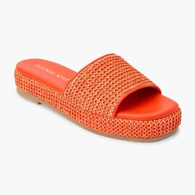Sleek Casual Shoes Bay Raffia Flatform Sandal