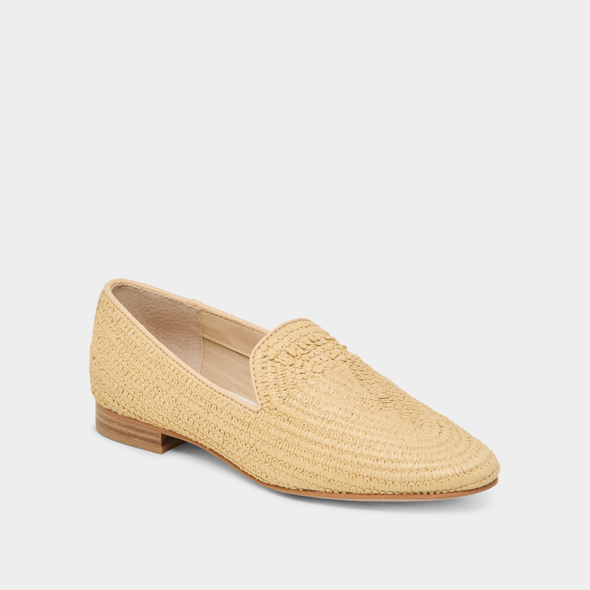 BAYLEN FLATS NATURAL WOVEN RAFFIA Zip Up
