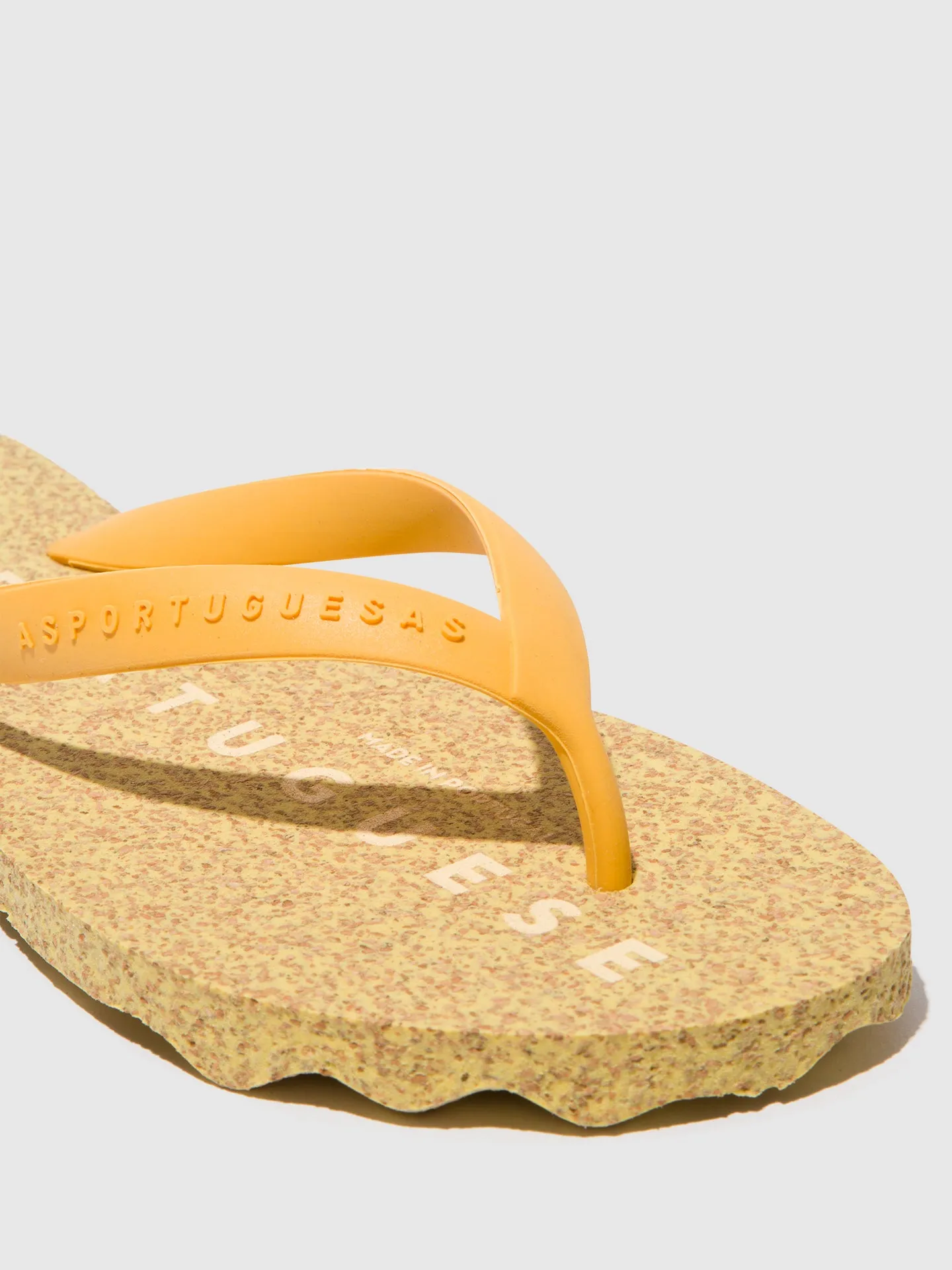 Beach Flip-Flops BASE Yellow & yellow strap