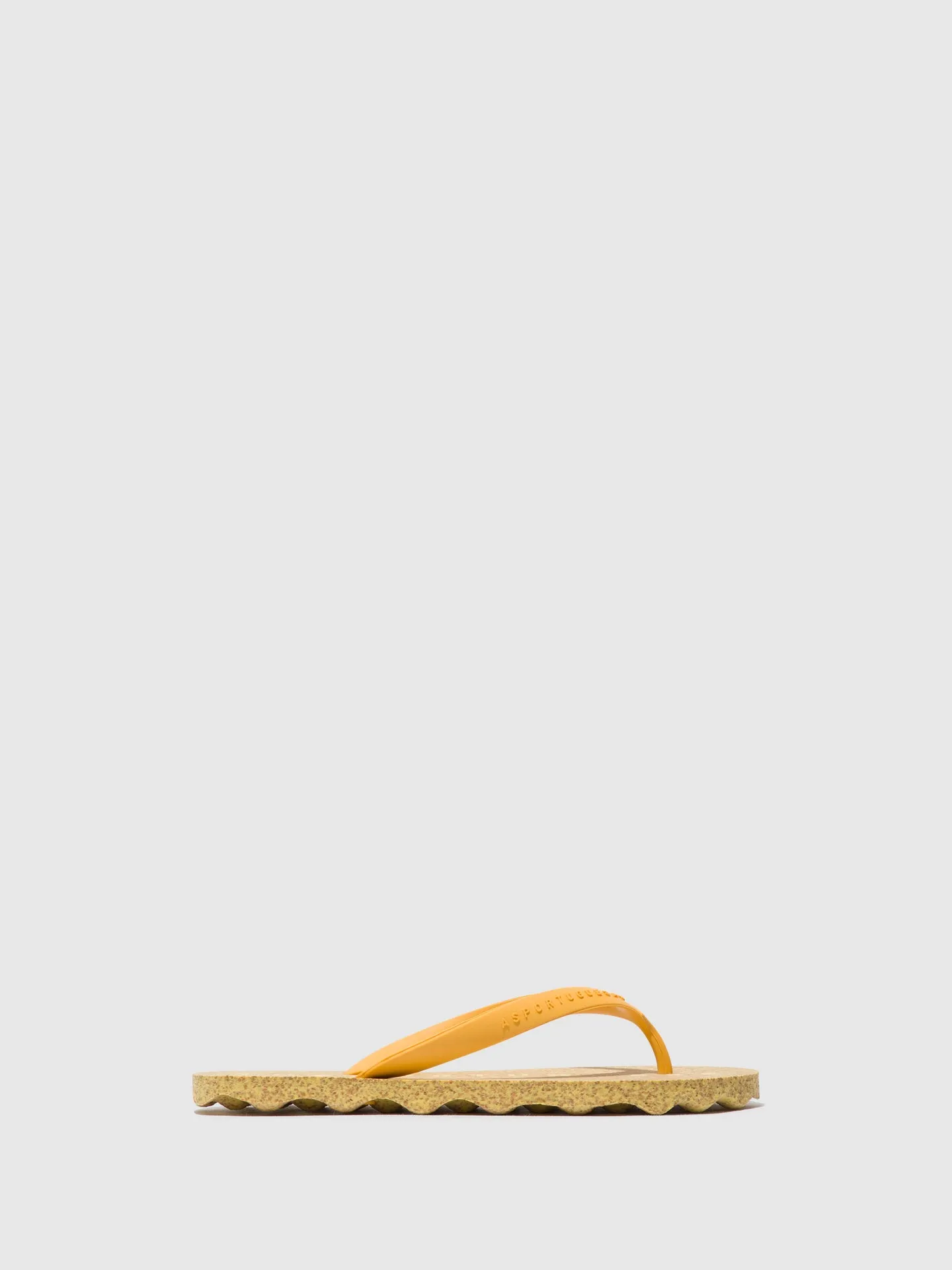 Beach Flip-Flops BASE Yellow & yellow strap