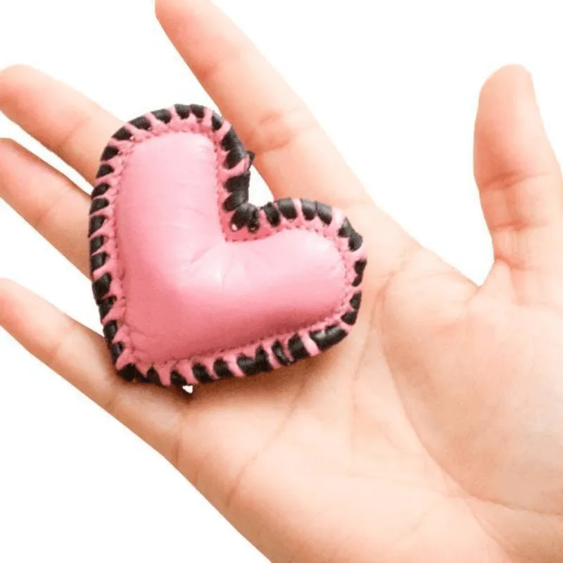 Beating Heart Steel Pellet Filled Self Defense SAP Ring