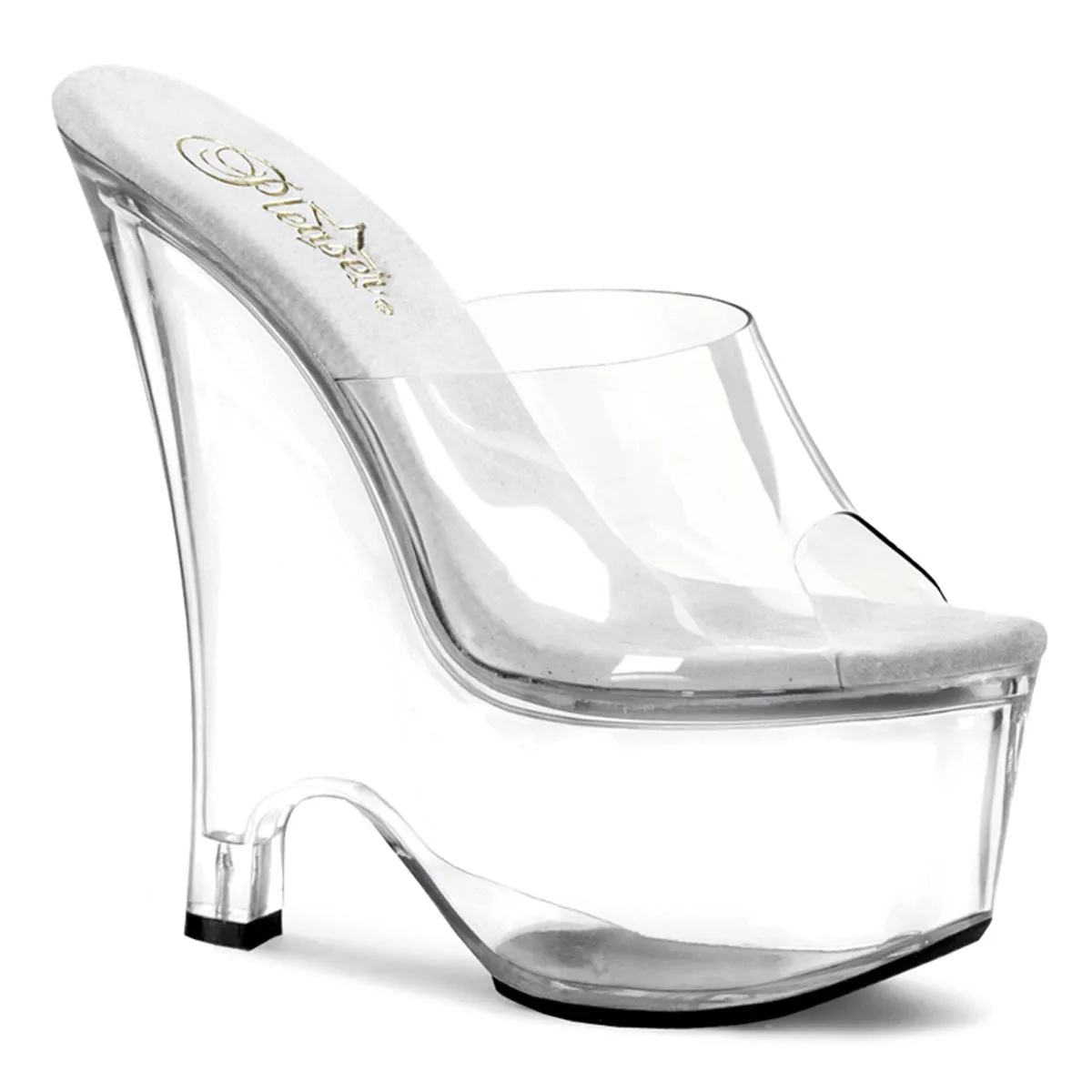 BEAU-601 Pleaser Clear Sexy Platform Shoes (Pole Dancing Heels)
