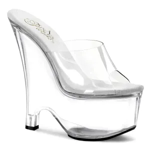 BEAU-601 Pleaser Clear Sexy Platform Shoes (Pole Dancing Heels)