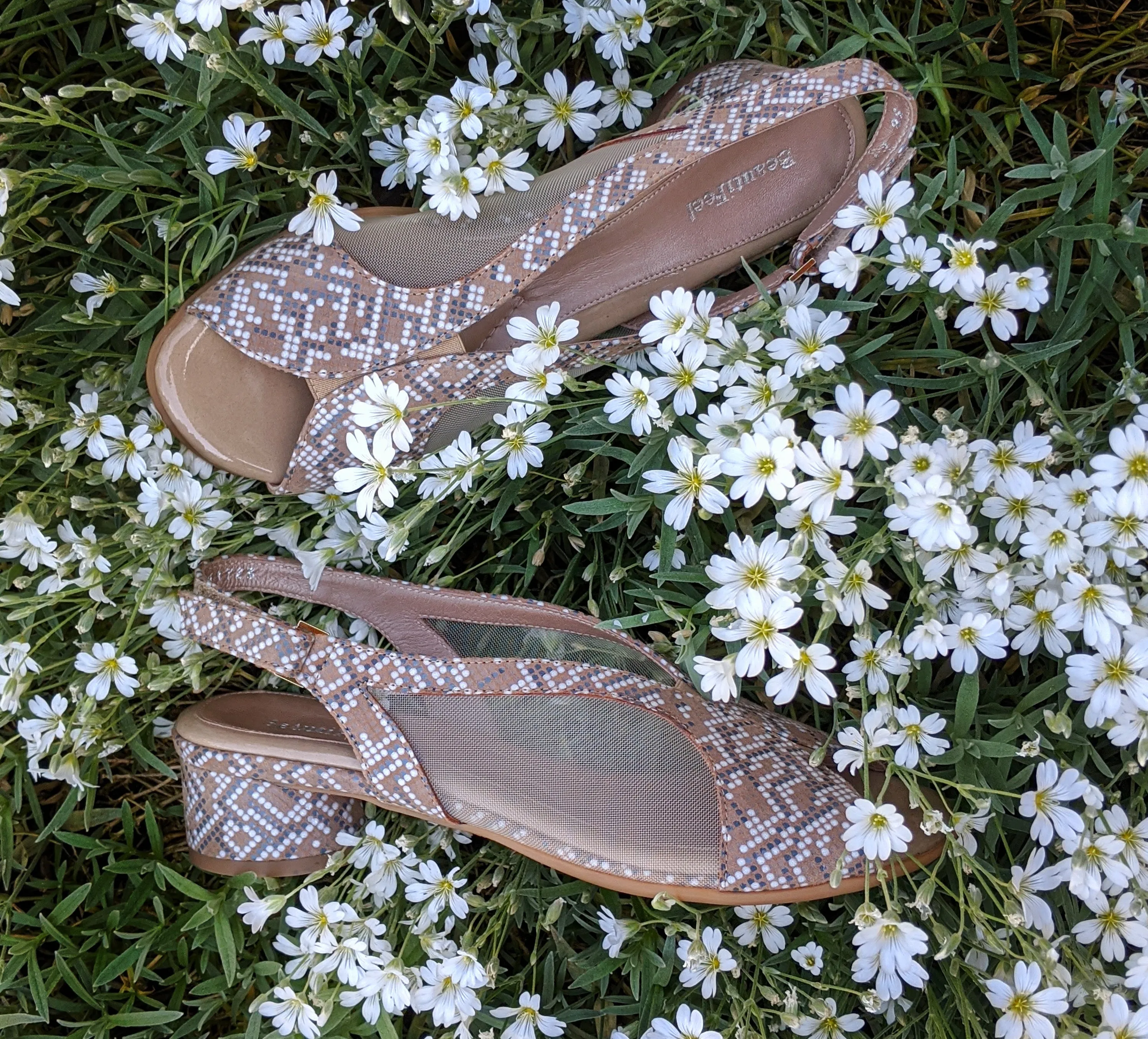 Beautifeel – Ofelia Biscotti Mosaic Print Suede