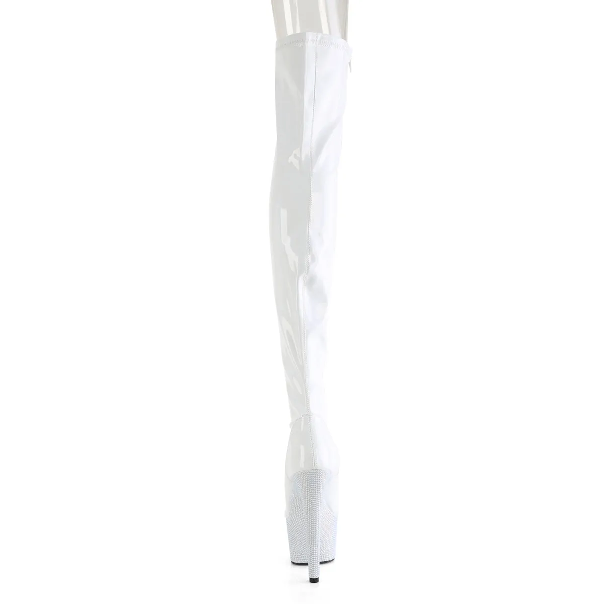 BEJEWELED-3011-7 Pleaser White Sexy Platform Shoes (Pole Dancing Heels)