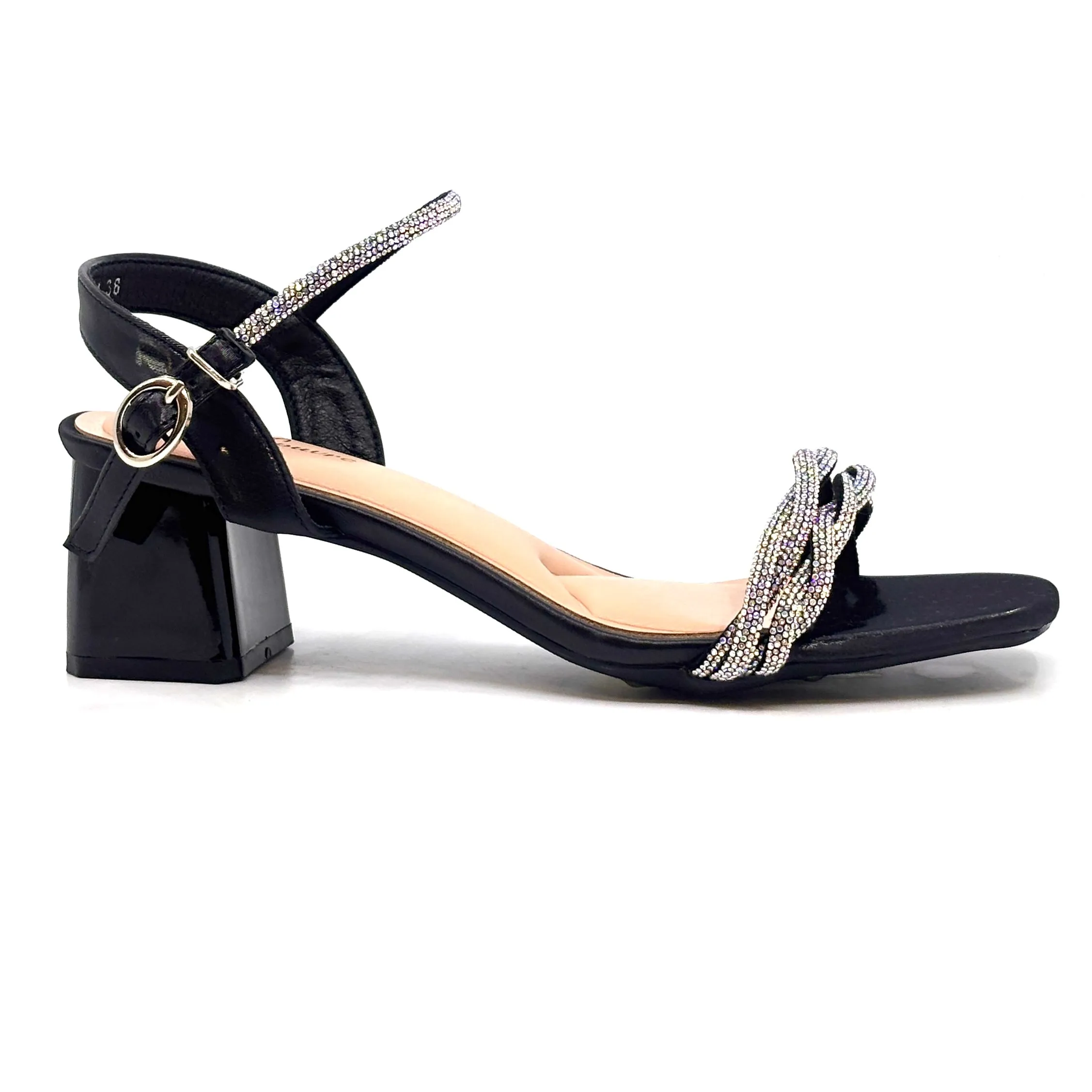 Bella Twisted Strap Heels