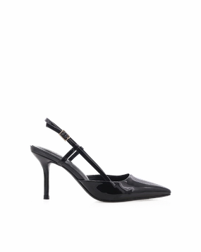 BETHANY - BLACK PATENT Luxury Touch