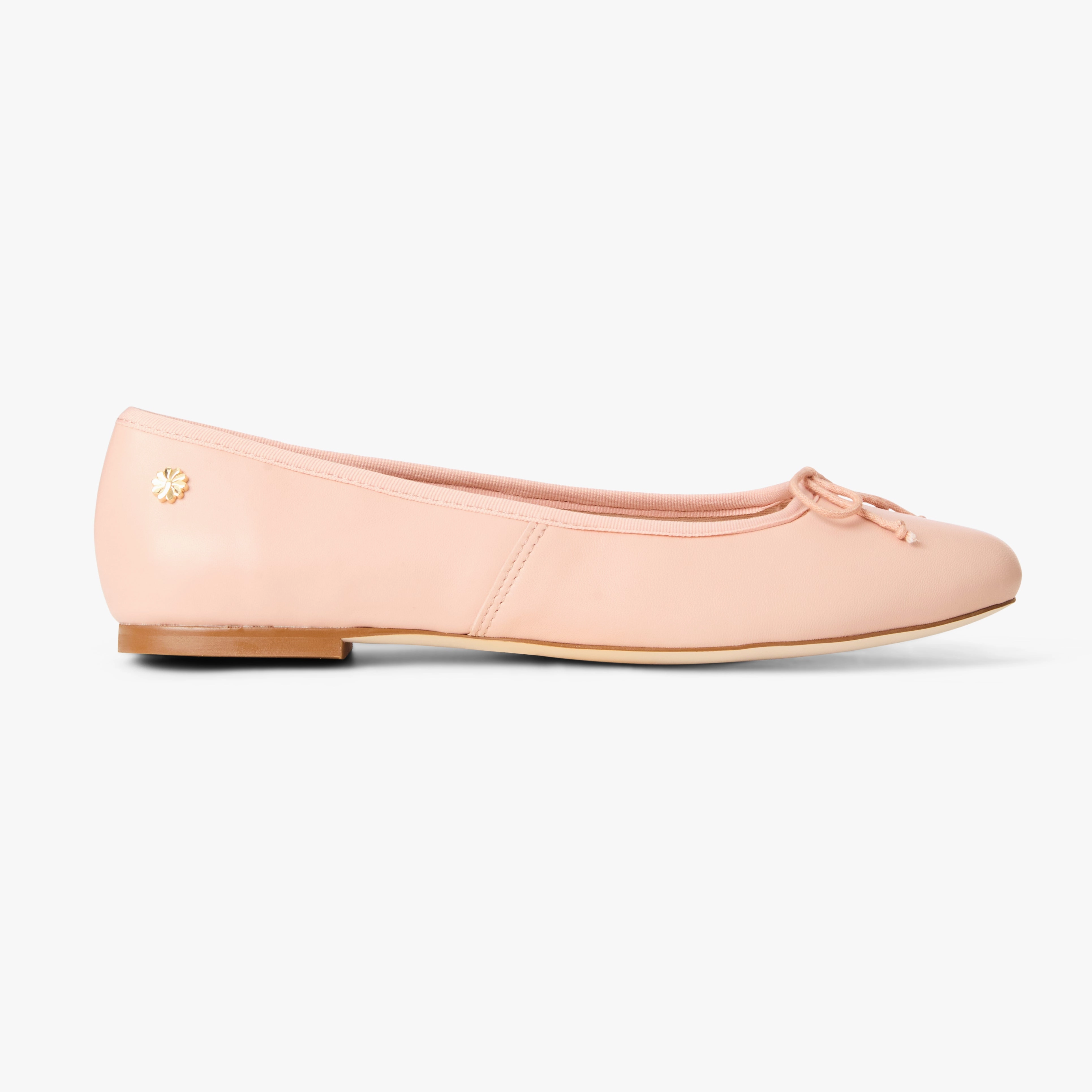 Bettie Leather Ballet Flat Park Glow Easy-to-Wear Shoes