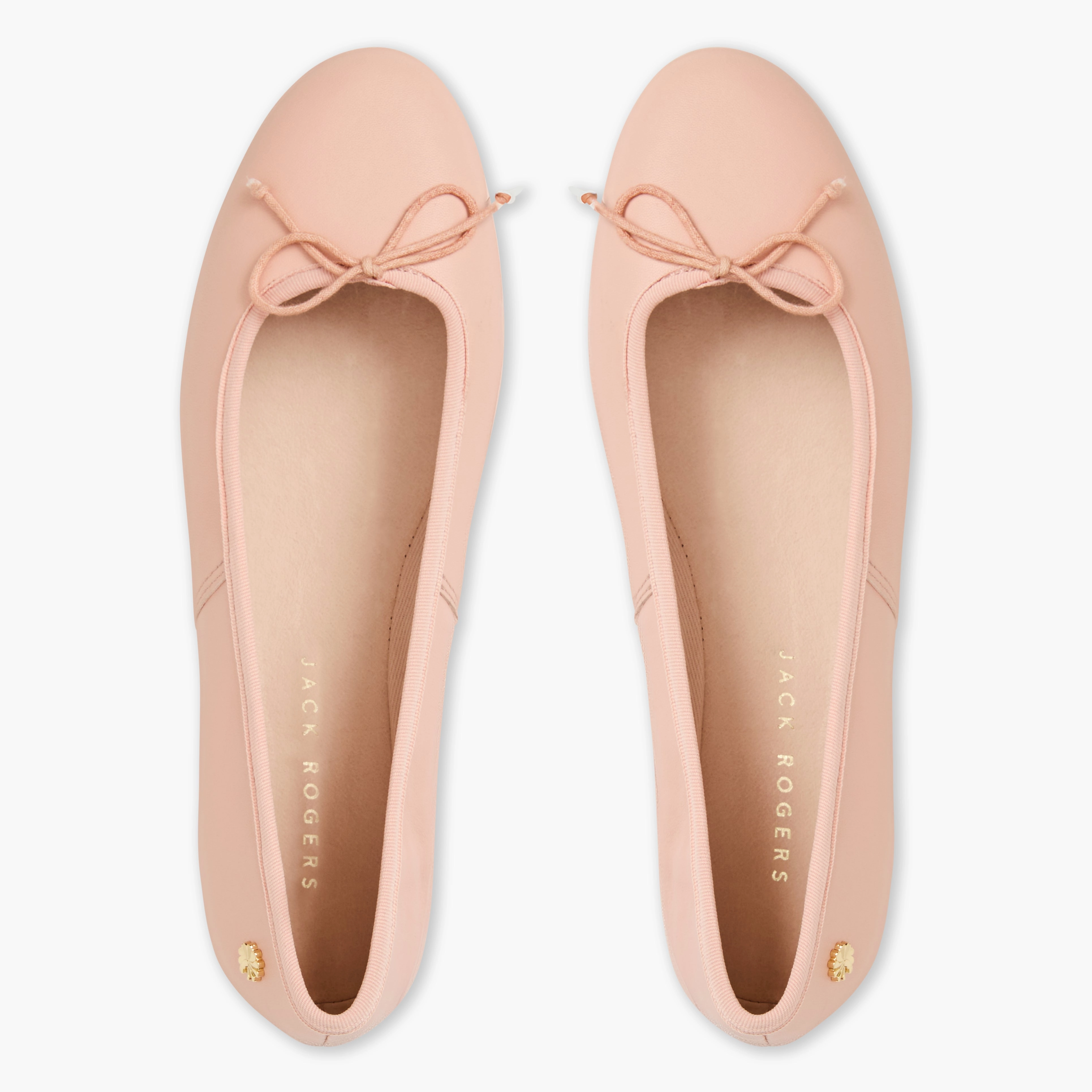 Bettie Leather Ballet Flat Ceremony Glow