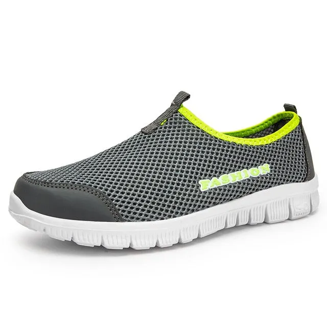 Big Size 35-46 High Quality New Fashion Mesh Breathable Comfortable Spring Summer Casual Shoes Men shoes sneakers