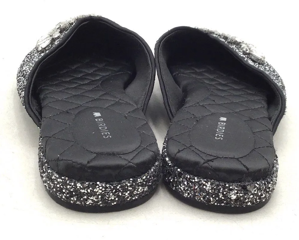 Birdies Women's Black Mule Flats - Size 8.5